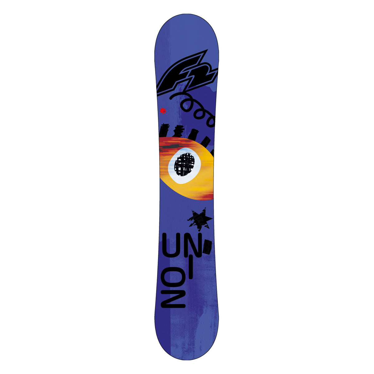 F2 Snowboard TNT Freeride/Freestyle size selectable Black 2025