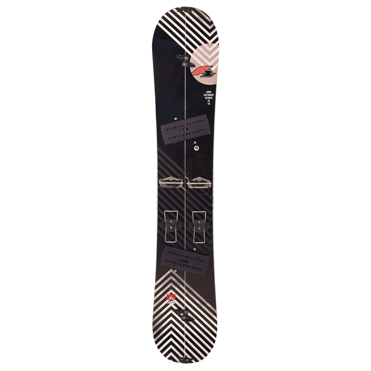F2 Snowboard Splitboard Ski Special Edition Black - Size selectable