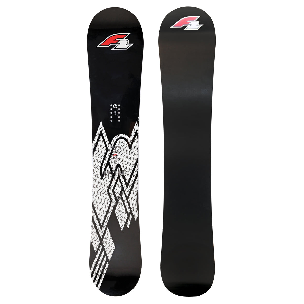 F2 Snowboard Rental Machine Black - Size selectable