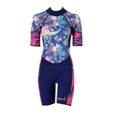 F2 Damen Neopren Anzug Kurz Tropical Shorty 2,5mm Größe wählbar Multicolor