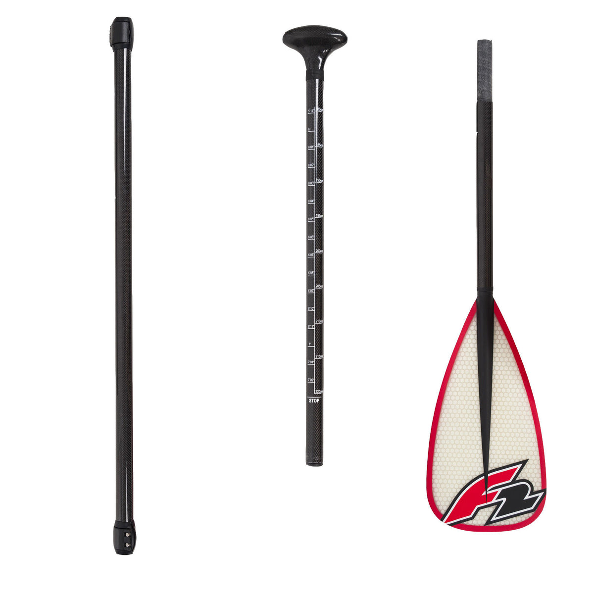 F2 SUP Paddle Honeycomb 3-piece White