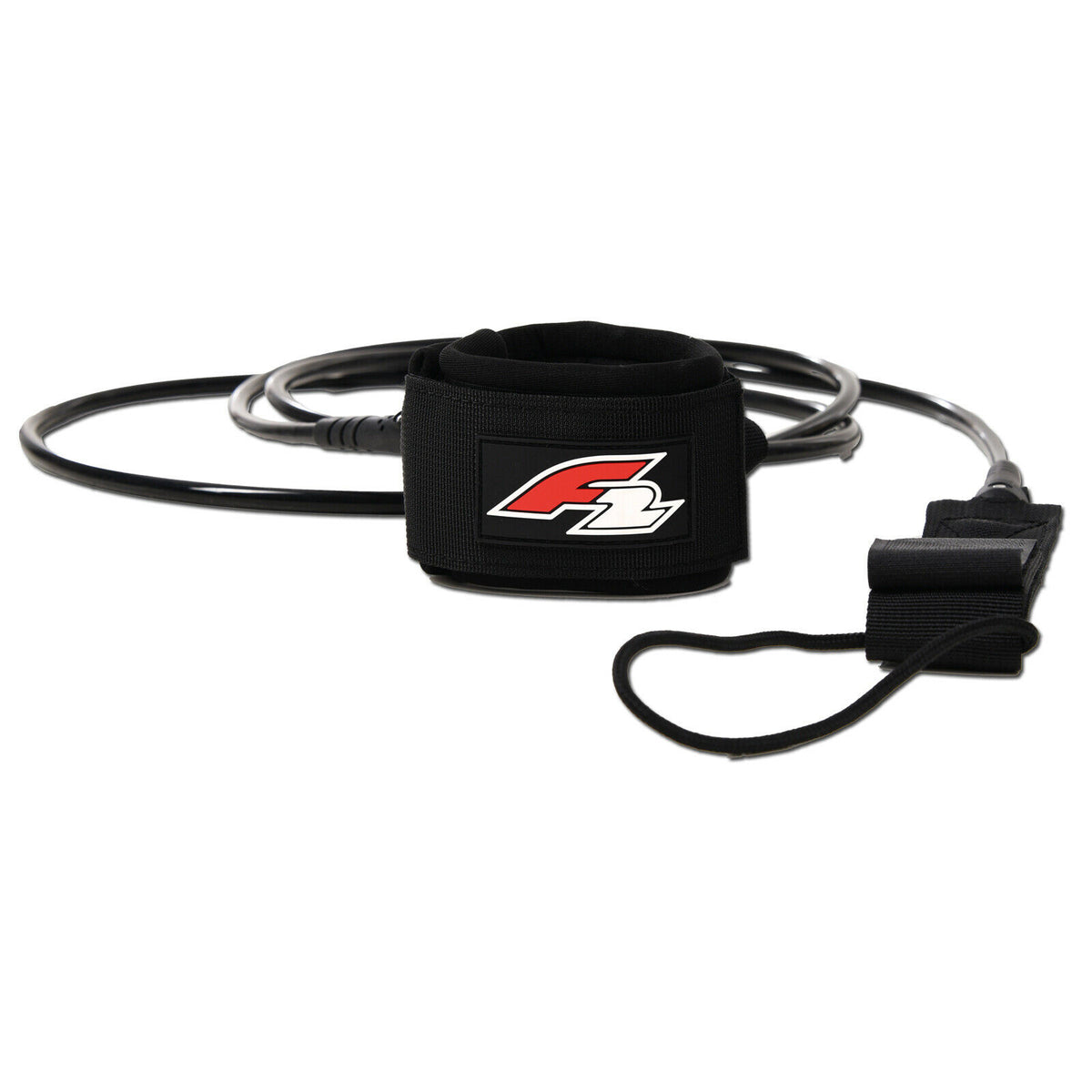 F2   Stand Up Paddling Leash Fuß Straight Leash   Schwarz