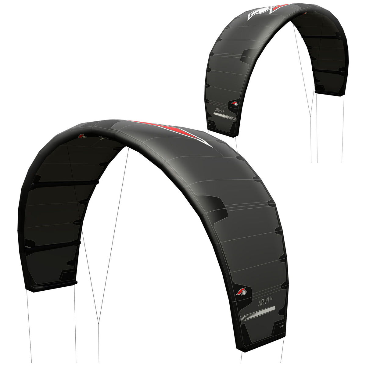 F2 Kite Air V4 8-13sqm size selectable black
