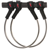 F2 Windsurf Harness Lines Fixed 22-34 cm selectable Black