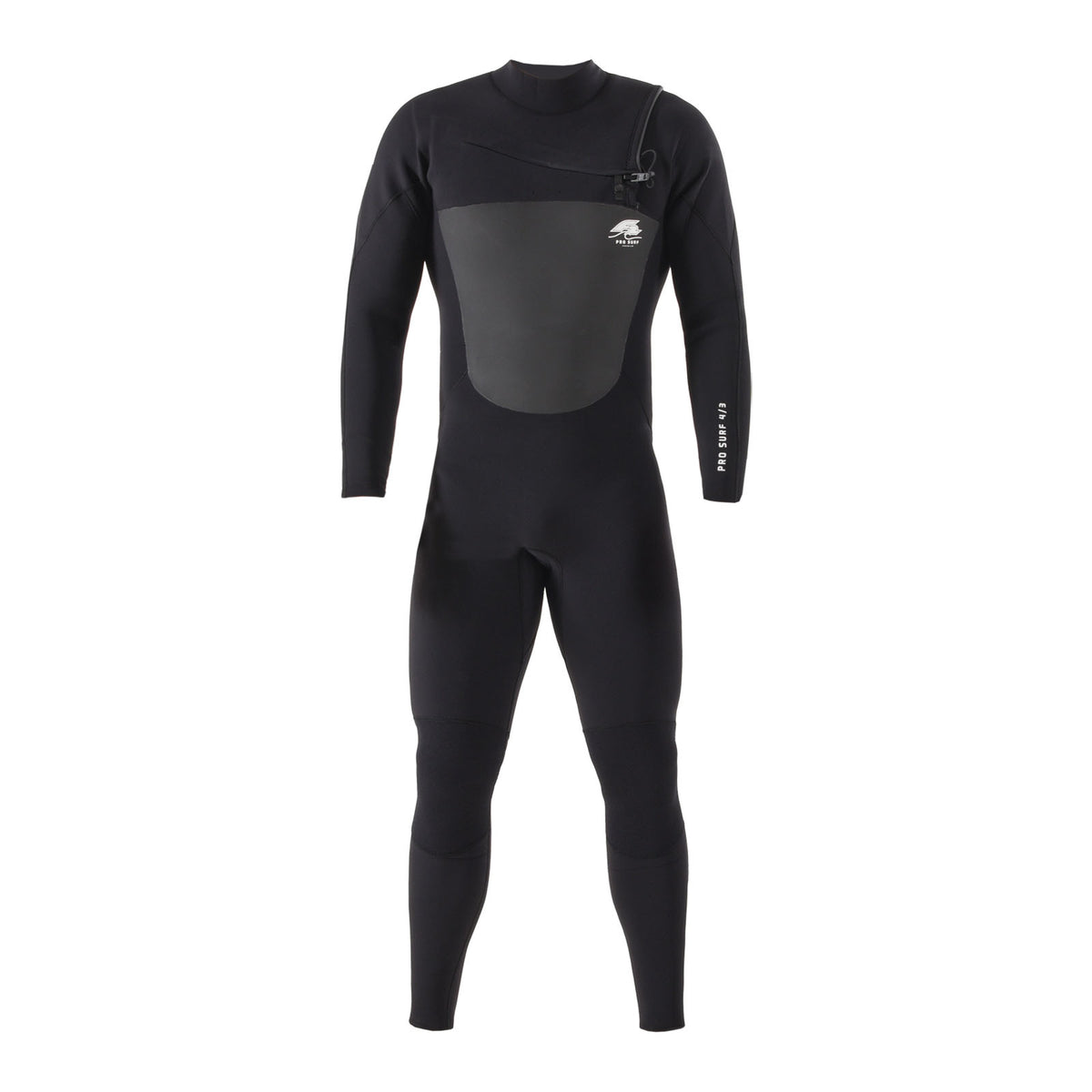 F2 Neoprene Pro Surf Men's Full Suit Long M-XXL 4/3mm Size selectable Black