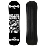 F2 Snowboard Snowdeck Snow Skateboard 89cm Black 2024/25