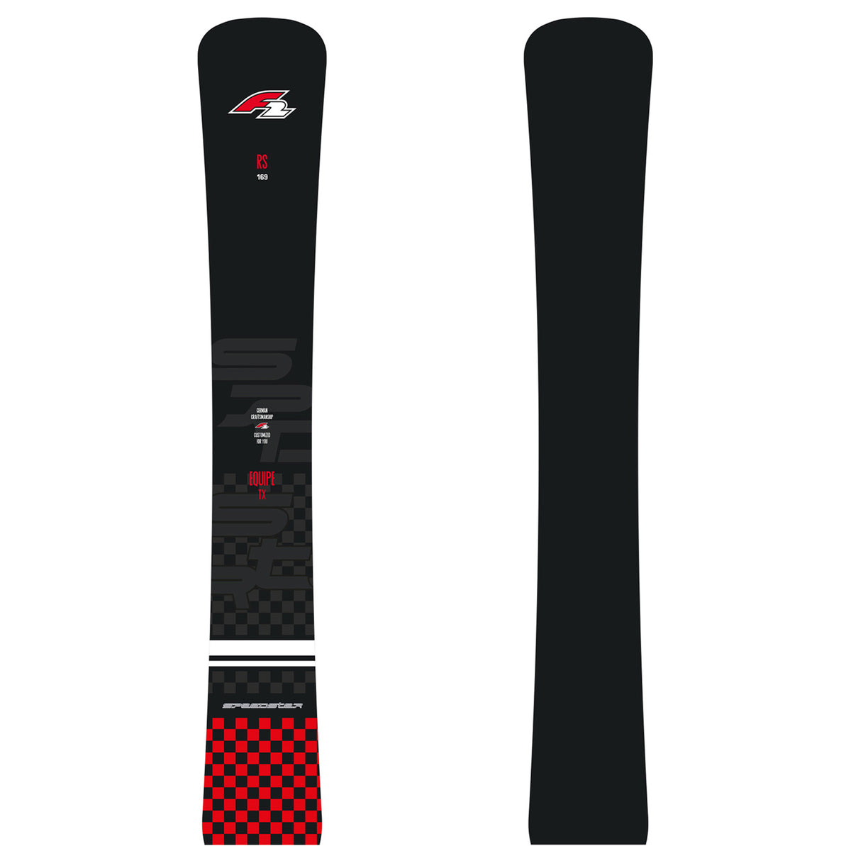 F2 Snowboard Speedster Equipe RS TX Carbon Race Size selectable Black 2023/24