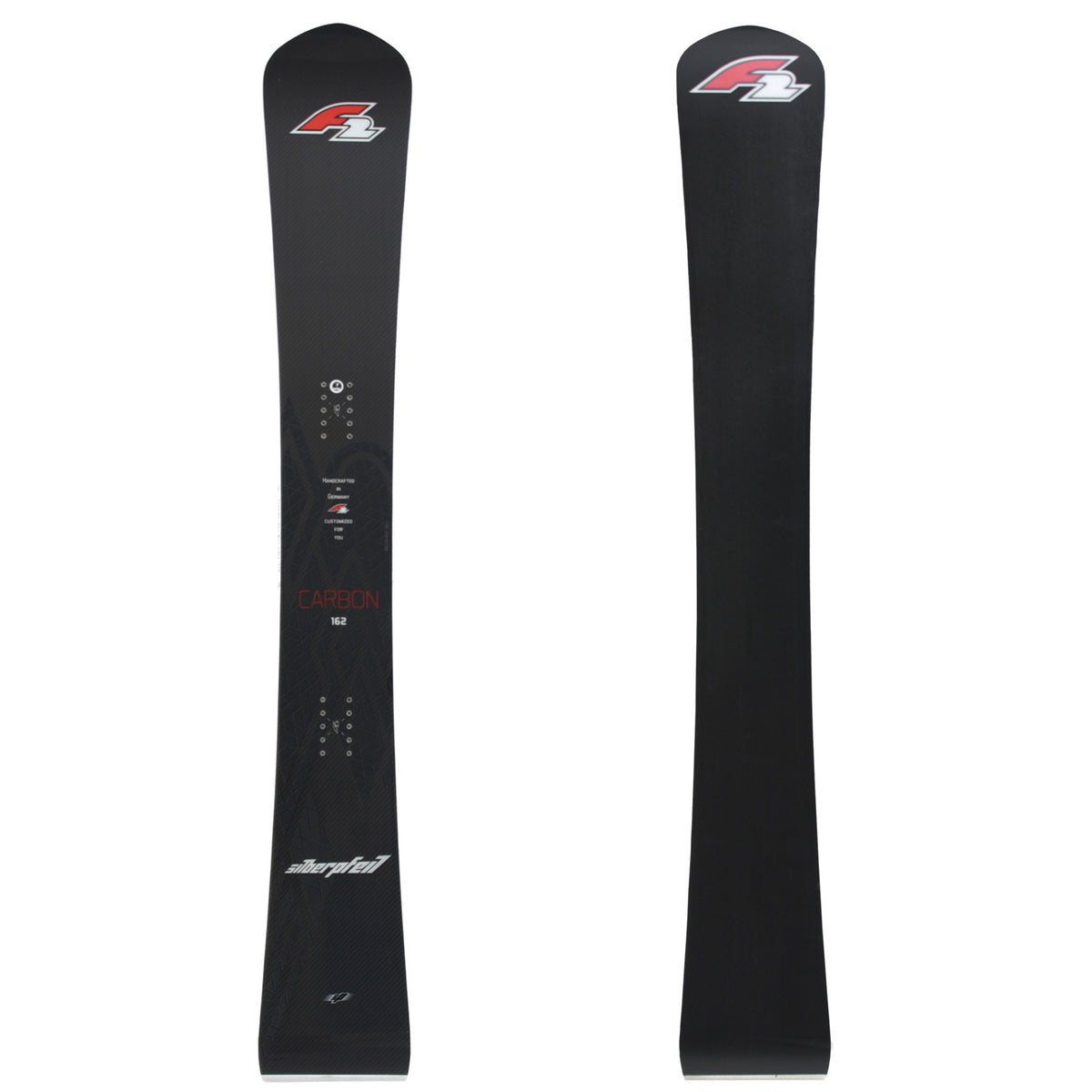F2 Snowboard Silberpfeil Carbon Race Größe wählbar Schwarz 2024/25