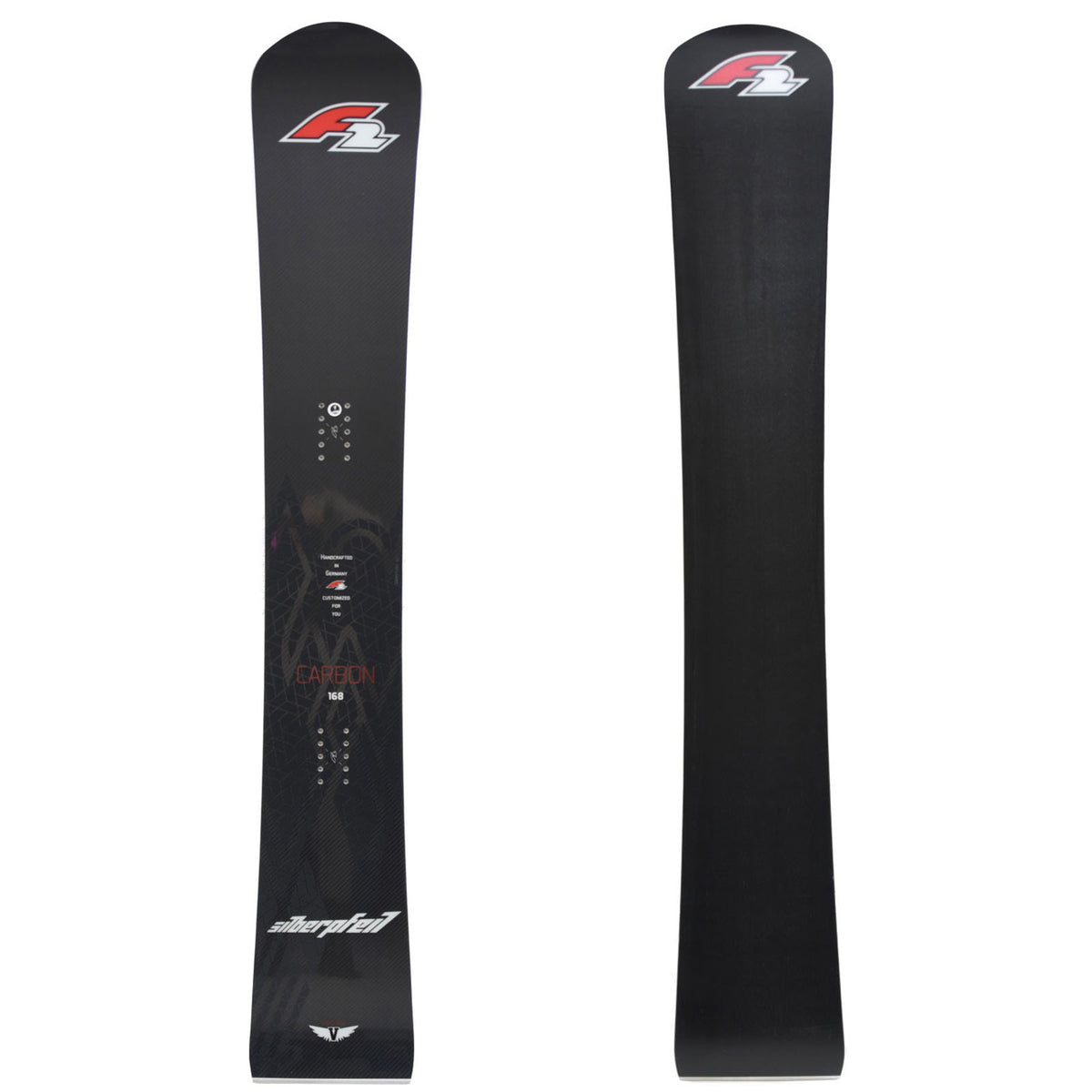 F2 Snowboard Silberpfeil Carbon Vantage Race size selectable Black 2024/25