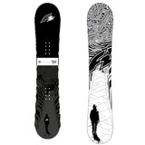 F2 Snowboard Black Deck Freeride/Freestyle Größe wählbar Schwarz 2025