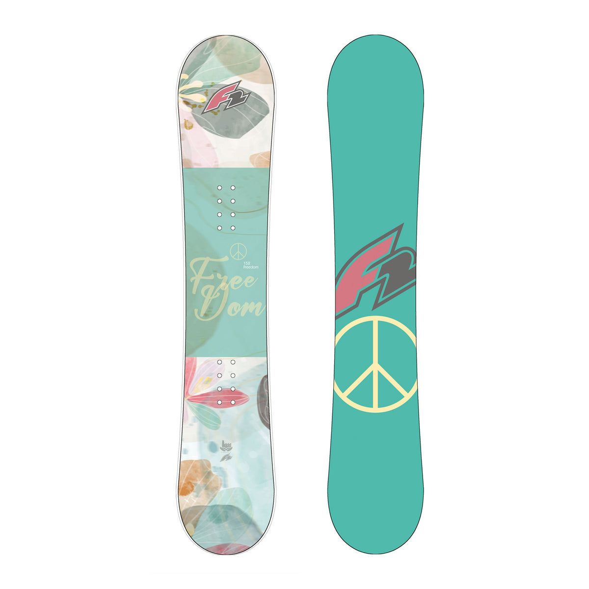 F2 Damen Snowboard Freedom Freeride/Freestyle Größe wählbar Mint 2025