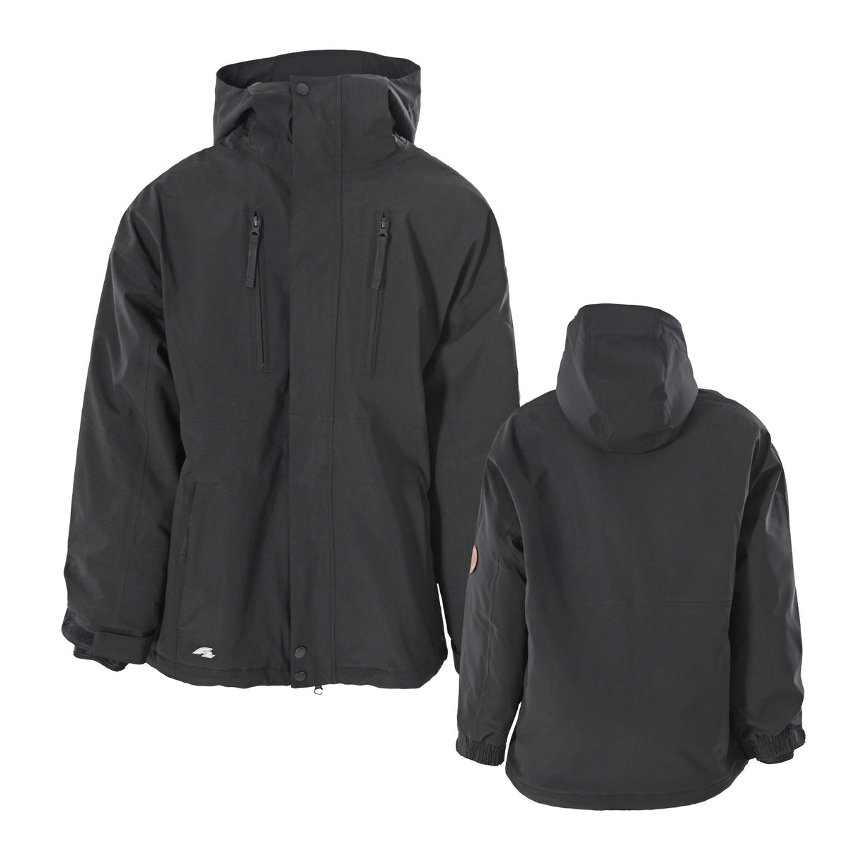 F2  Snowboard/Ski Jacke Summit 80g Fütterung XS-XXL Größe wählbar Schwarz