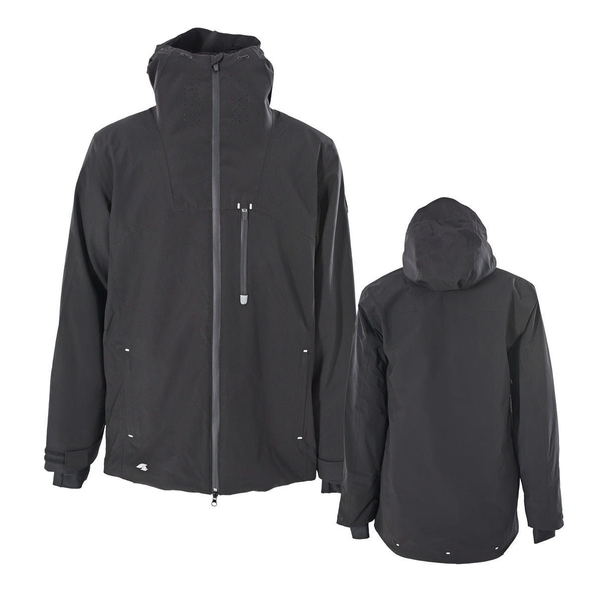 F2 Snowboard/Ski Jacke Valley 80g Fütterung XS-XXL Größe wählbar Schwarz