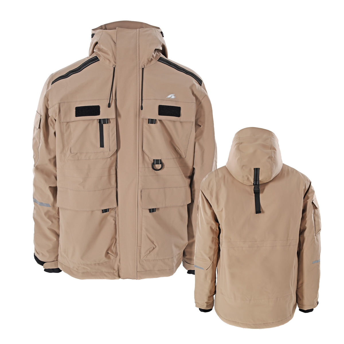 F2 Snowboard/Ski Jacket Blizzard 80g lining XS-XXL size selectable Beige