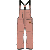 F2 Snowboard/Ski Bib Pants Slope XS-XXL Selectable Size Coral